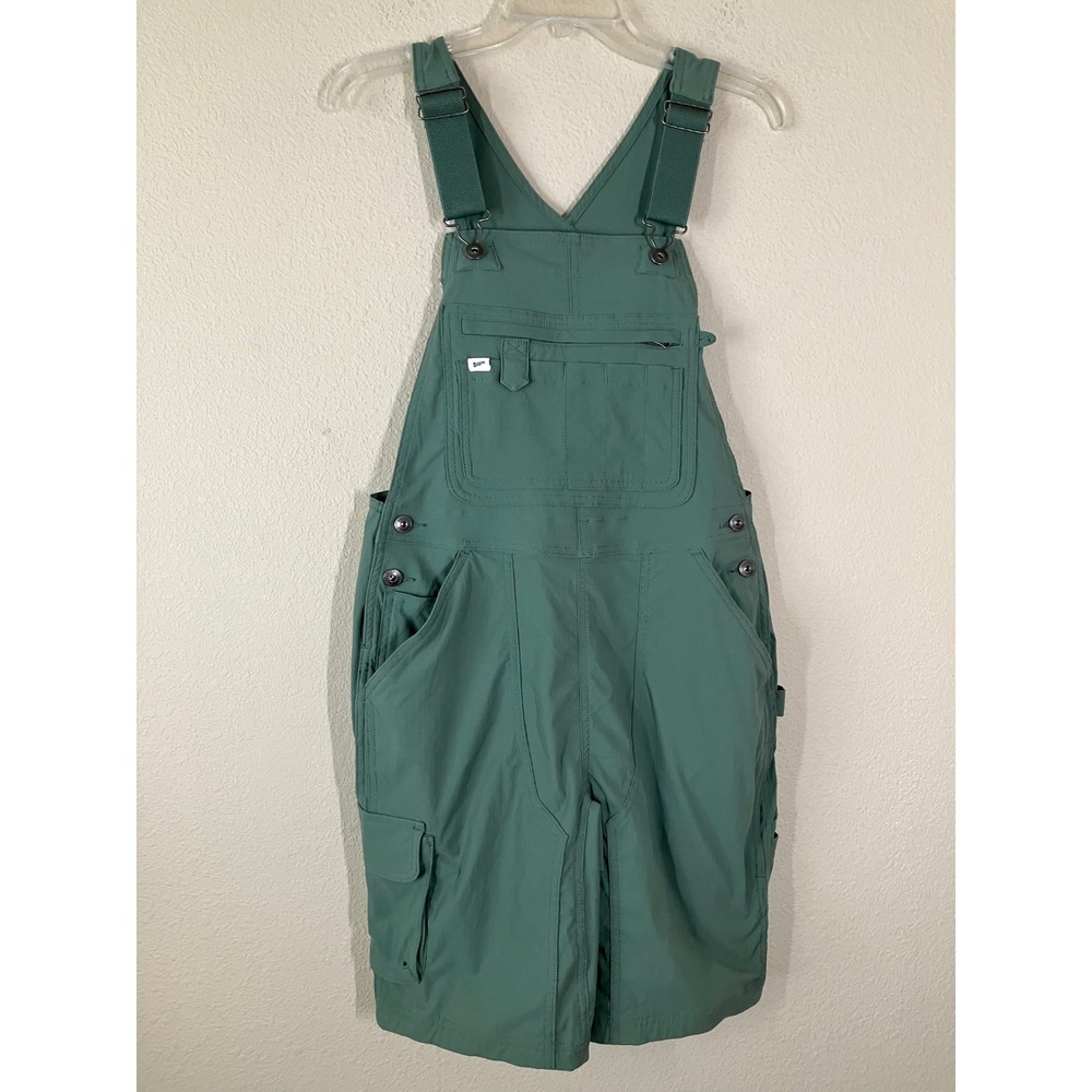 DULUTH Heirloom Gardening Shortalls S Ripstop 10" Inseam Gorpcore Utility Green